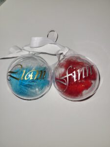 Kerstballen met naam