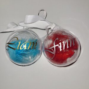 Kerstballen met naam
